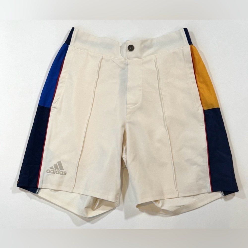EUC Men’s Adidas x Pharrell Williams NY Colorblock Retro Tennis Shorts Sz M